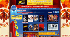 Desktop Screenshot of cobbtheatres.com